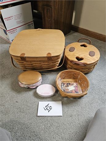 Longaberger Basket- Size, Style & Year Vary