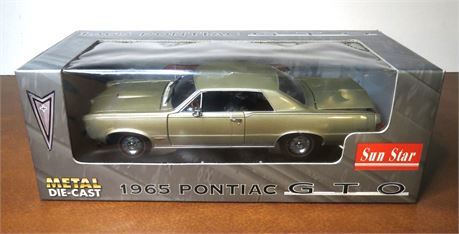 Sunstar 1965 Pontiac GTO Gold Diecast