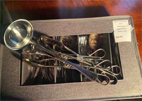 Sheffield Queens Silver-Plated & Stainless Steel Oneida Shell Flatware & More