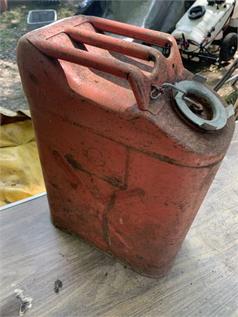 Vintage 5 Gallon Gas/Fuel Can