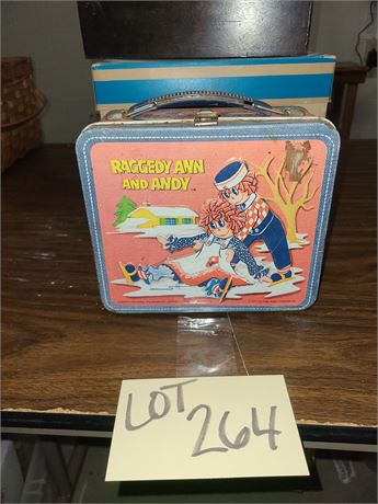 Aladdin Raggedy Ann & Andy Lunch Box