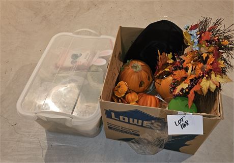 Mixed Holiday- Halloween Fall Decor & Easter Decor