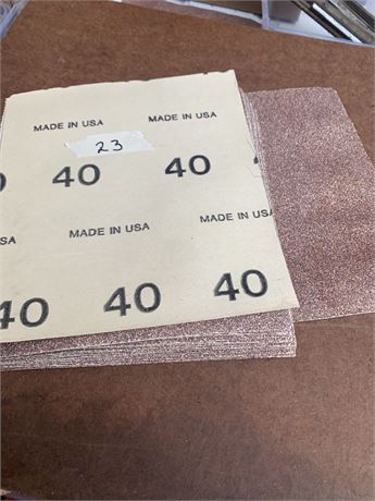 Sand Paper Lot 40 Grit