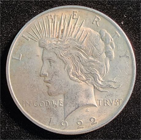 1922 Peace Silver Dollar