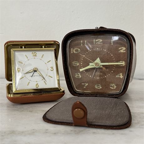 Westclox & General Electric Portable Alarm Clocks