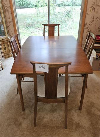 Beautiful MCM Lane Furniture Dining Table & 6 Chairs