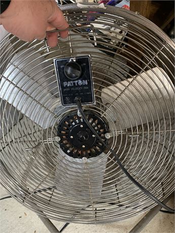 Vintage Patton High Velocity Industrial Fan Model U2-20