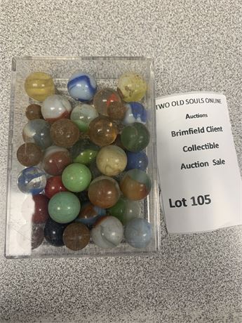 Vintage Glass Marbles Lot