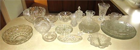 Assorted Crystal, Glass