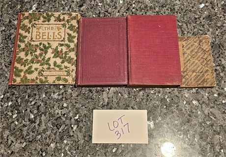 Antique Books:1848 History of Rome/1871 Luck of Roaring Camp/1881 The Bells