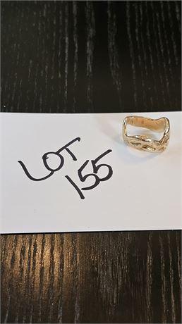 Tested 14K Gold Men's Ring Size 9    6.48DWT