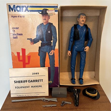 1967 MARX Johnny West Sheriff Garrett Action Figure