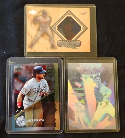 3 Mike Piazza Cards