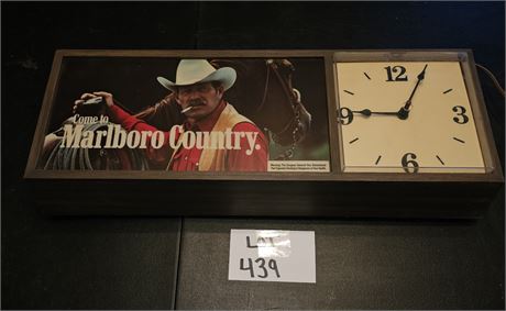 Marlboro Lighted Wall Clock
