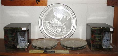 Through The Woods Christmas Dishes