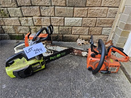 Stihl & Poulan Chainsaws - For Parts & Repair