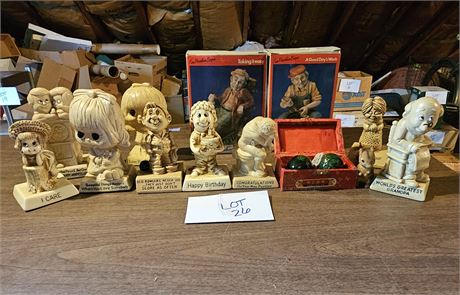 Vintage Berries Co. Statues: Mixed Sizes & Themes