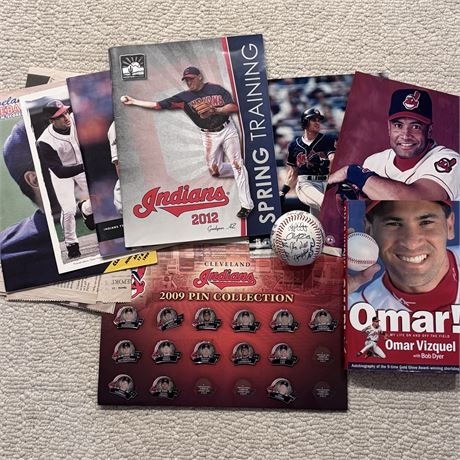 Cleveland Indians Collectibles & Memorabilia Lot