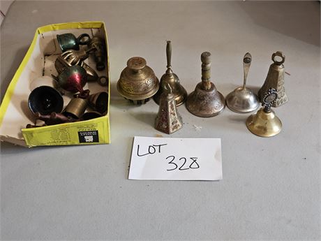 Vintage Mixed Metal Bell Lot