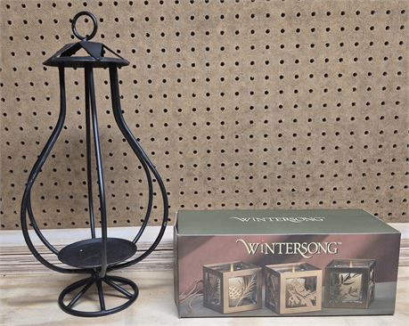 Candle Holders, Candles Lot