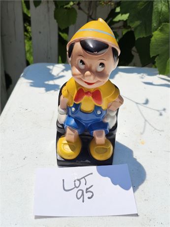 Vintage Unbreakable Pinocchio Bank