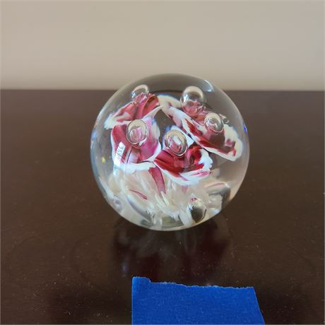 Hinkle's Dying Art Glassworks Paperweight