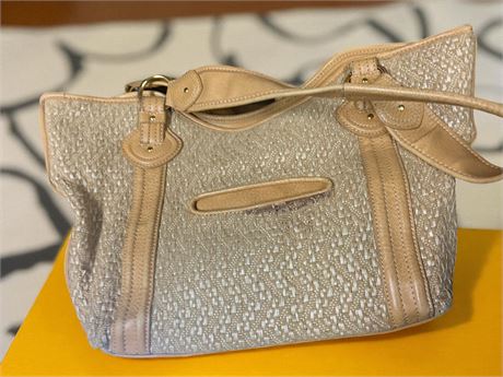 Stone Mountain Woven Straw Purse/Handbag