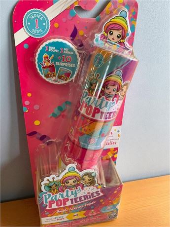 Party Popteenies Double Surprise Popper, Series 1 (30 Total In Box)