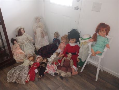 Assortment of Dolls