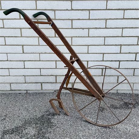 Antique True-Temper Standard No. 20 B Push Plow Garden Cultivator