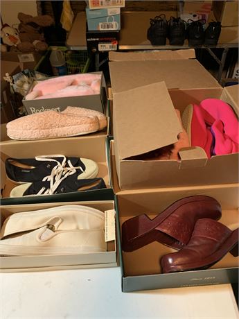 Shoe & Slipper/Sleeper Shoes Lot - Sam & Libby - Rockport - Pink Bunny Slippers