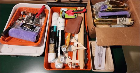 Huge Paint Accessories Lot