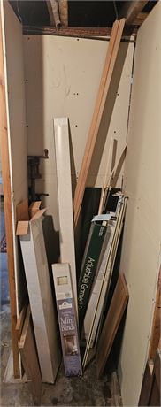 Mixed Curtain Rods, Wood Trim, Mini Blinds & More