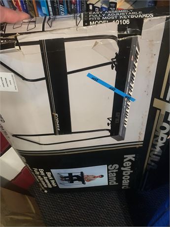 Black Adjustable Formula Keyboard Stand In Original Box