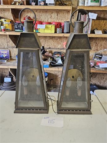 Outdoor Lantern Lights 24"H