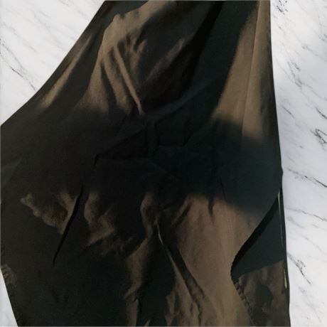 Royal Crest Heavy Duty Black Polyester Food Kitchen Apron Lot of 8
