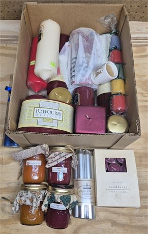 Assortment of Candles Lot