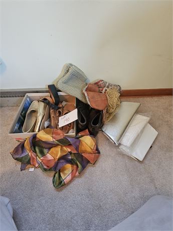 Mixed Women's Accessories- Shoes, Scarfs, Purses