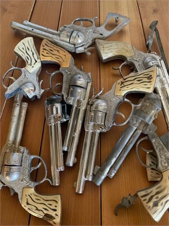 Vintage Toy Cap Gun Lot (Damaged)
