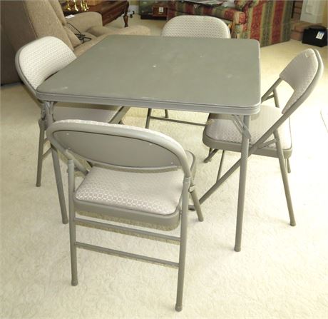 Card Table, 4 Chairs