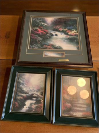 Beside Still Waters by Thomas Kinkade & Brookside Hideaway Wall Art Pieces