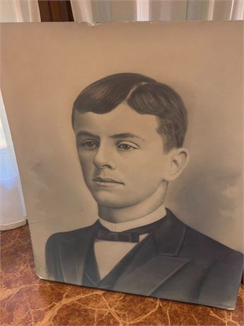 Unframed Antique Portrait Lot of 3