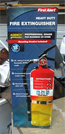 First Alert Heavy Duty Fire Extinguisher