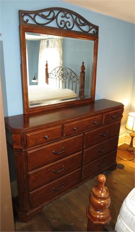 Large Dresser With Mirror