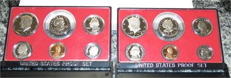 2 1979 Proof Sets