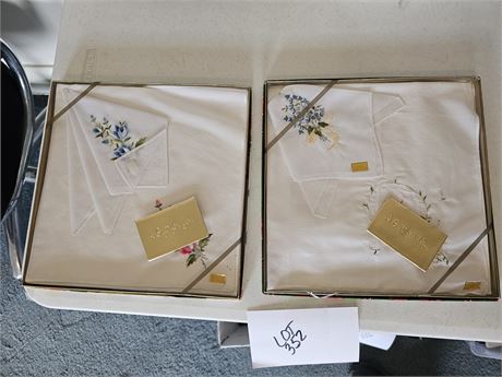 Vintage Hankie Sets in Original Boxes