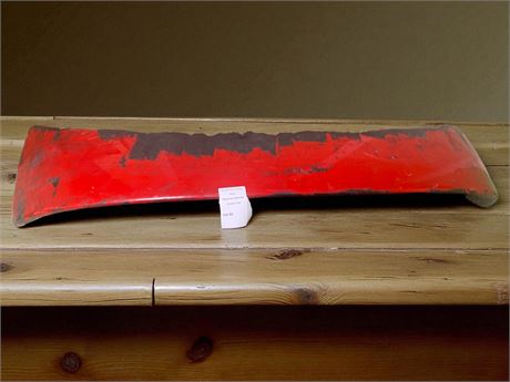 Metal Red/Black Car Wing Part