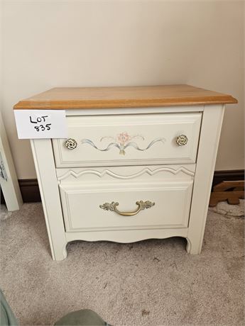 Broyhill "SunnyBrook" Girls Night Stand - French Provincial Influence