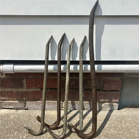 Collection of Old Crowbars