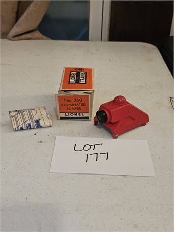 Lionel #260 Illuminated Bumper